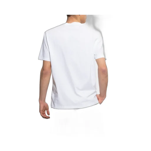 Versace Seashell Baroque Logo Embroidered Crewneck T-Shirt