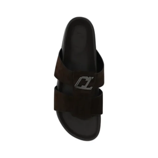 Christian Louboutin Open Toe Slip-On Sandals