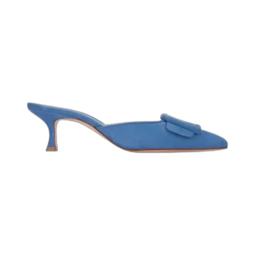 Manolo Blahnik Maysale Buckle Pumps