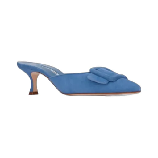 Manolo Blahnik Maysale Buckle Pumps