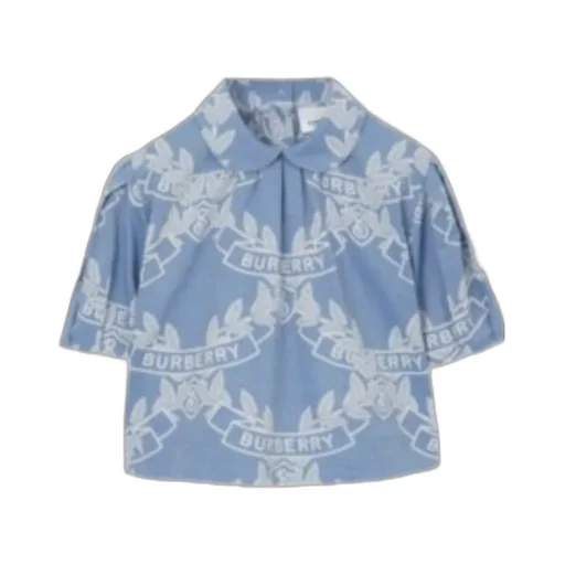 Burberry Puff Sleeves Polo Top Ada