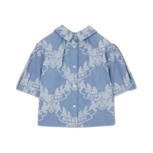 Burberry Puff Sleeves Polo Top Ada