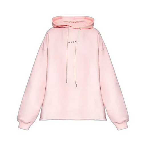 Marni Logo Printed Long-Sleeved Hoodie