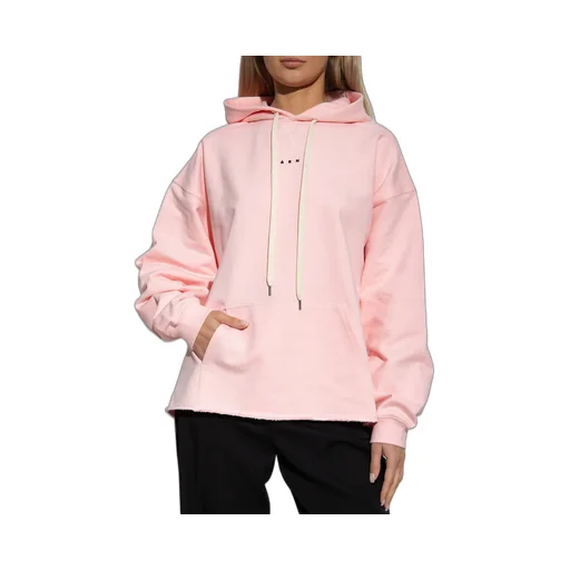 Marni Logo Printed Long-Sleeved Hoodie