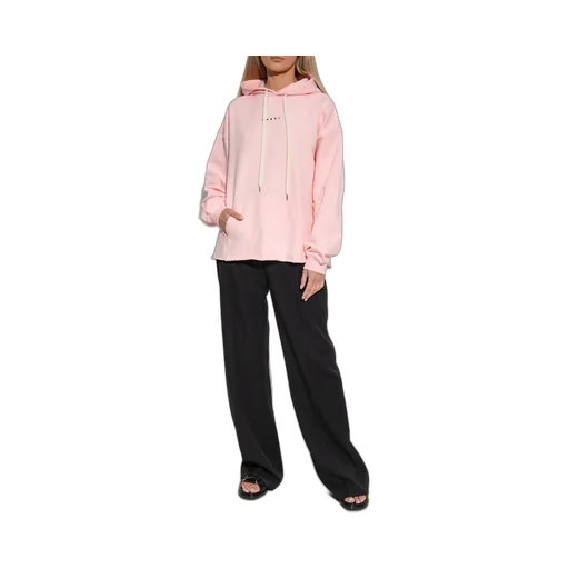 Marni Logo Printed Long-Sleeved Hoodie