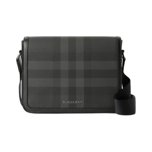 Burberry Small Alfred Checked Messenger Bag