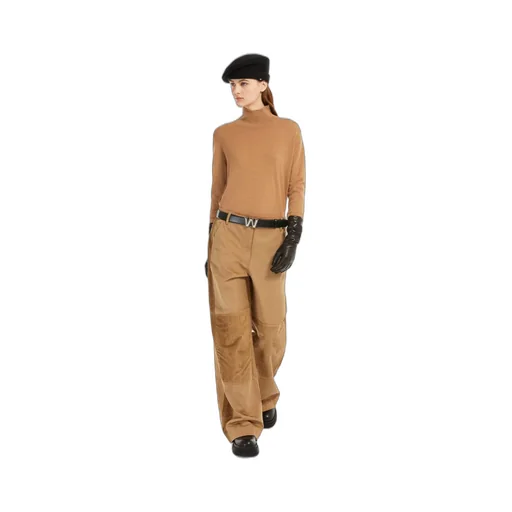 Foggia Stitching Casual Pants