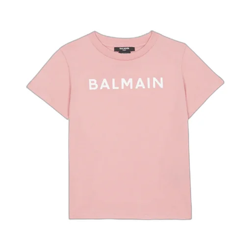 Balmain Kids Logo-Printed Crewneck T-Shirt