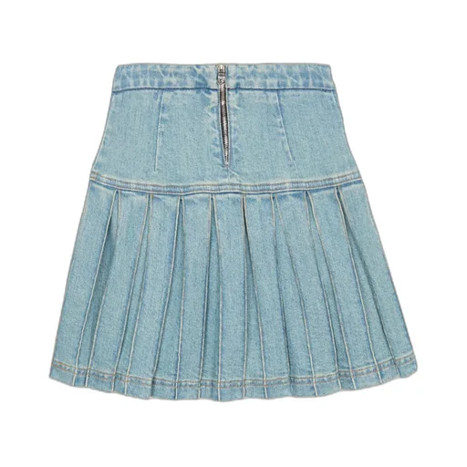 Pleated High-Waisted Skirt