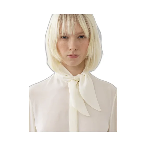 Chloé Long-Sleeved Scarf Blouse