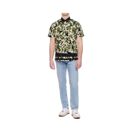 Graphic-Print Short-Sleeved Short