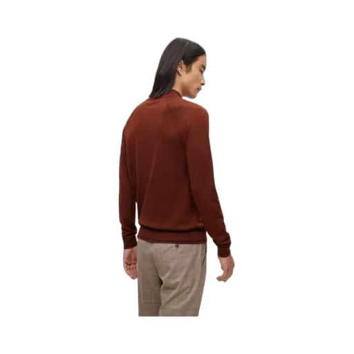 Round Collar Long Sleeve Sweater
