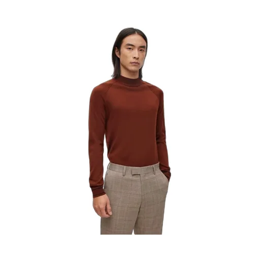 Round Collar Long Sleeve Sweater