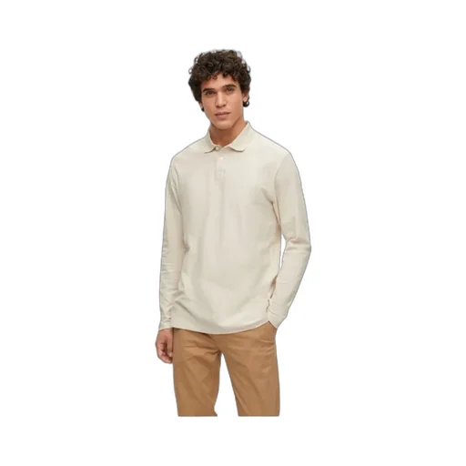 Long-Sleeved Polo Shirt