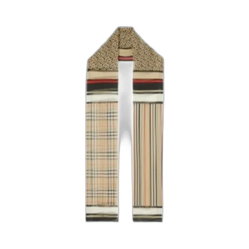 Montage Mix-Print Panelled Scarf