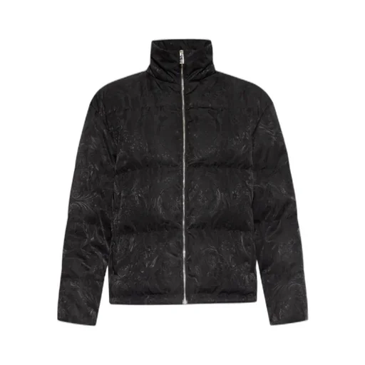 Versace Baroque-Printed Zipped Puffer Jacket