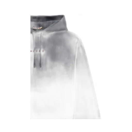 Marni Logo Printed Drawstring Hoodie