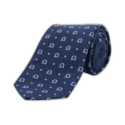 Salvatore Ferragamo Gancini Jacquard Tie