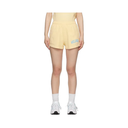 Sporty & Rich Logo Embellished Shorts