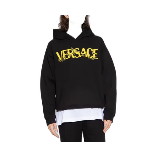 Versace Logo-Printed Hoodie