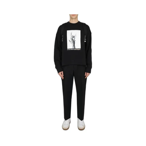 Palm Angels Photograph-Printed Crewneck Sweatshirt