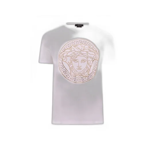 Versace Logo-Embellished Crewneck T-Shirt