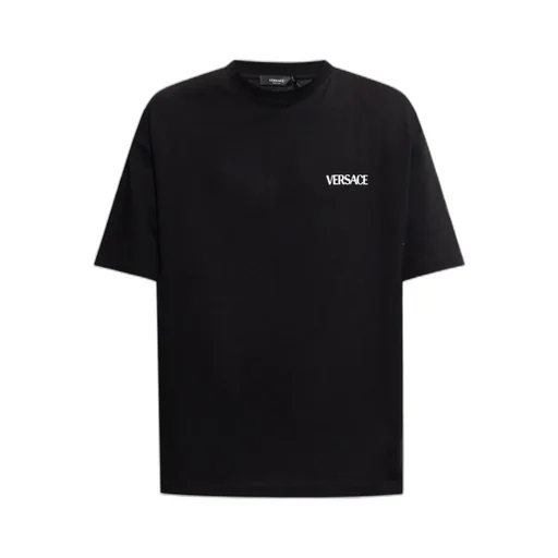 Versace Logo-Printed Crewneck T-Shirt