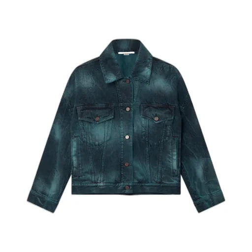 Stella Mccartney Tie-Dye Oversized Denim Jacket