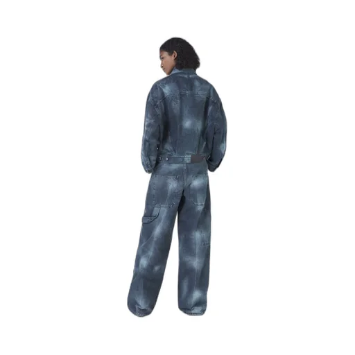 Stella Mccartney Tie-Dye Oversized Denim Jacket