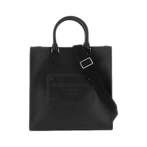 Dolce & Gabbana Logo Embossed Tote Bag