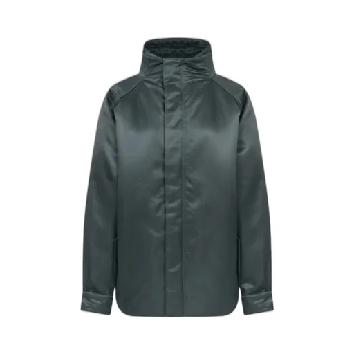 AlaÏA Fur-Embellished Maxi Bomber Jacket