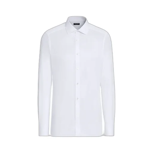 Zegna Pinstriped Long-Sleeved Shirt