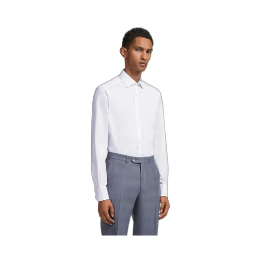 Zegna Pinstriped Long-Sleeved Shirt