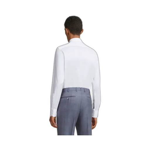 Zegna Pinstriped Long-Sleeved Shirt