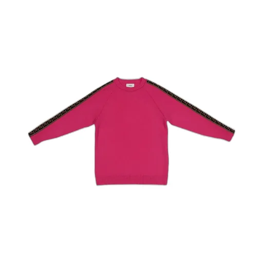 Fendi Kids Ff Motif Knitted Jumper