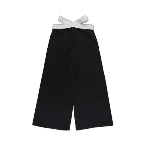 Fendi Kids Cut-Out Detailed Wide Leg Trousers