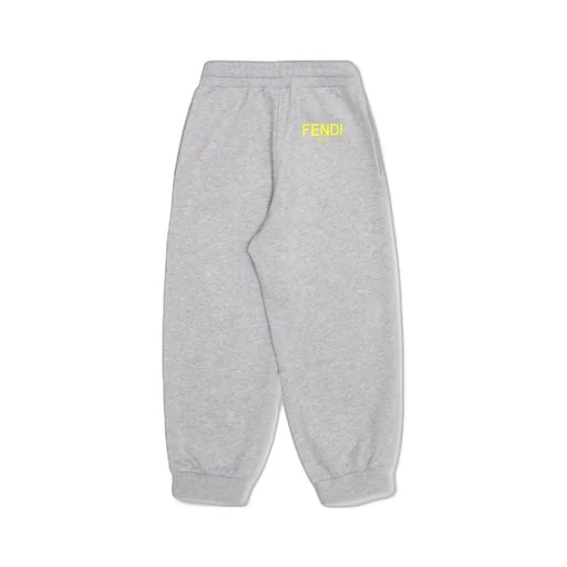 Fendi Kids Logo Printed Drawstring Sweatpants