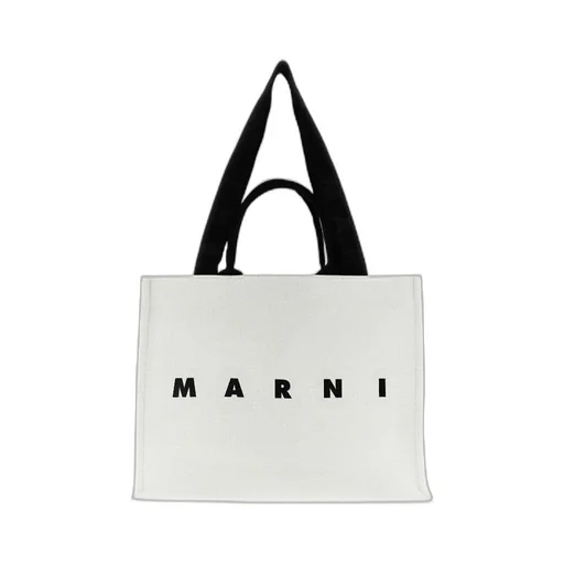 Marni Logo Printed Tote Bag