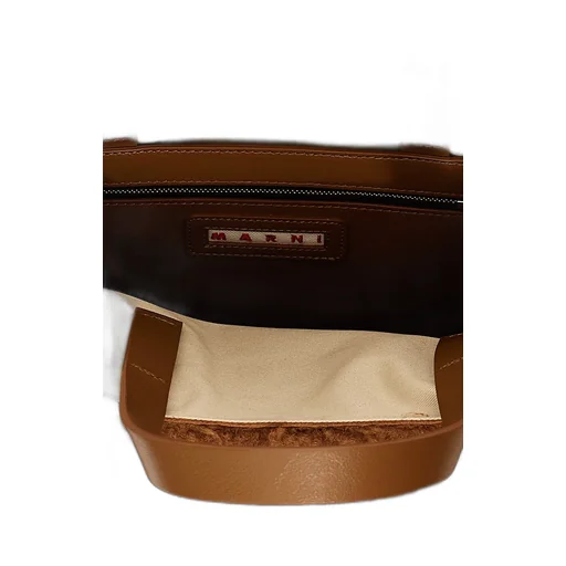 Marni Logo-Patch Open Top Tote Bag