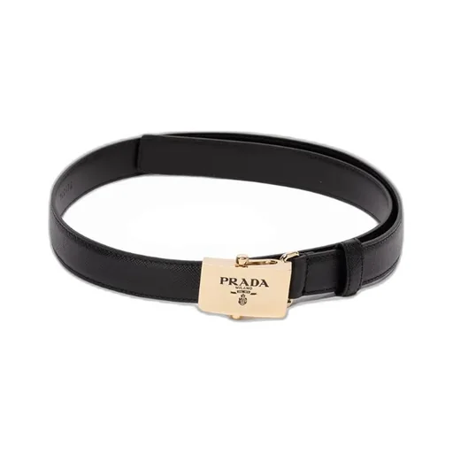 Prada Logo-Detailed Buckle Belt