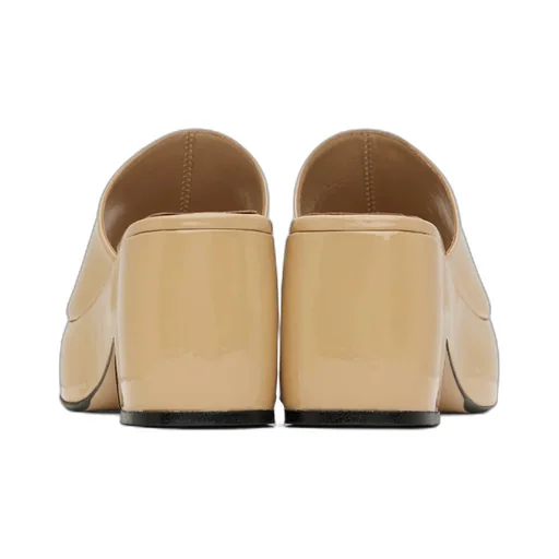 By Far Open-Toe Platform Mules