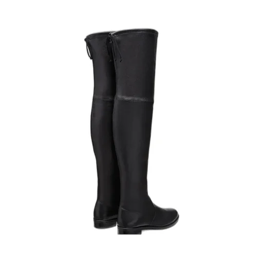 Round-Headed Knee-Crossing Boots