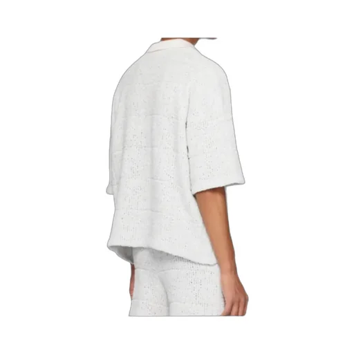 Short-Sleeved Knitted Polo Shirt