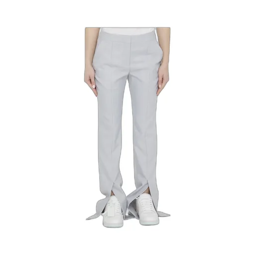 Off-White Logo Detailed Straight Leg Pants