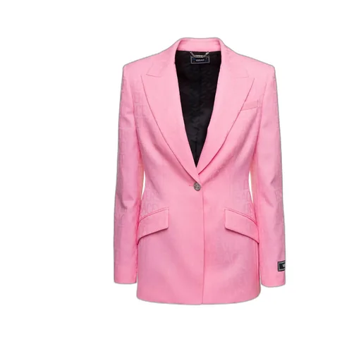 Versace Single Breasted Tailored Blazer