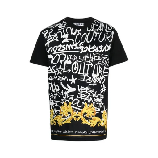 Versace Jeans Couture Graphic Printed Crewneck T-Shirt