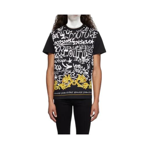 Versace Jeans Couture Graphic Printed Crewneck T-Shirt