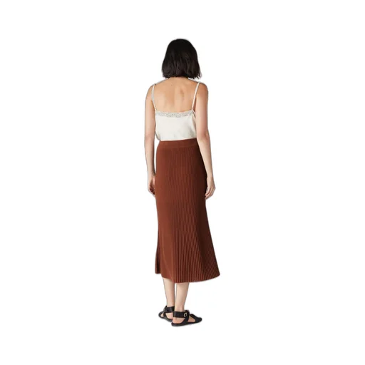 Loro Piana Ikeda Pleated Midi Skirt