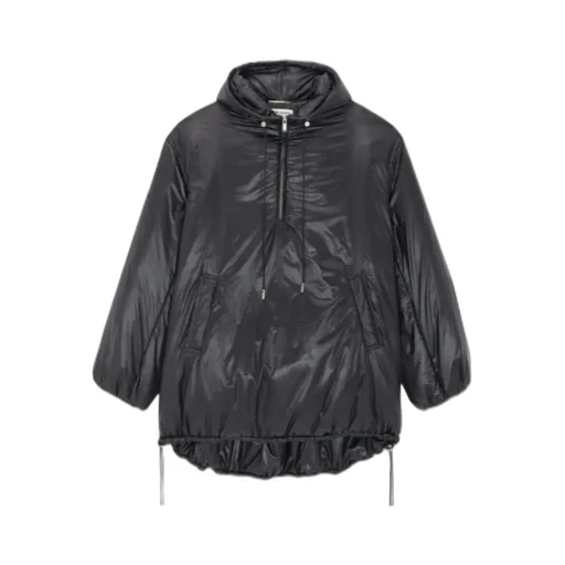 Saint Laurent Half-Zip Hooded Jacket