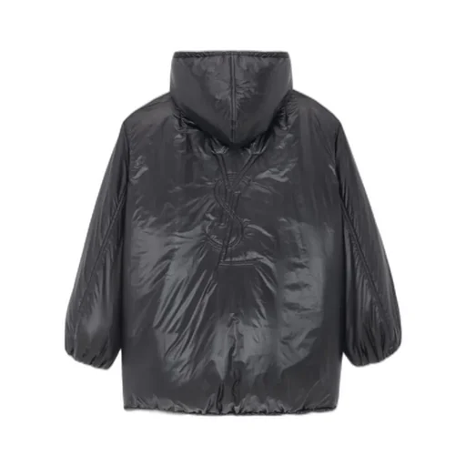 Saint Laurent Half-Zip Hooded Jacket